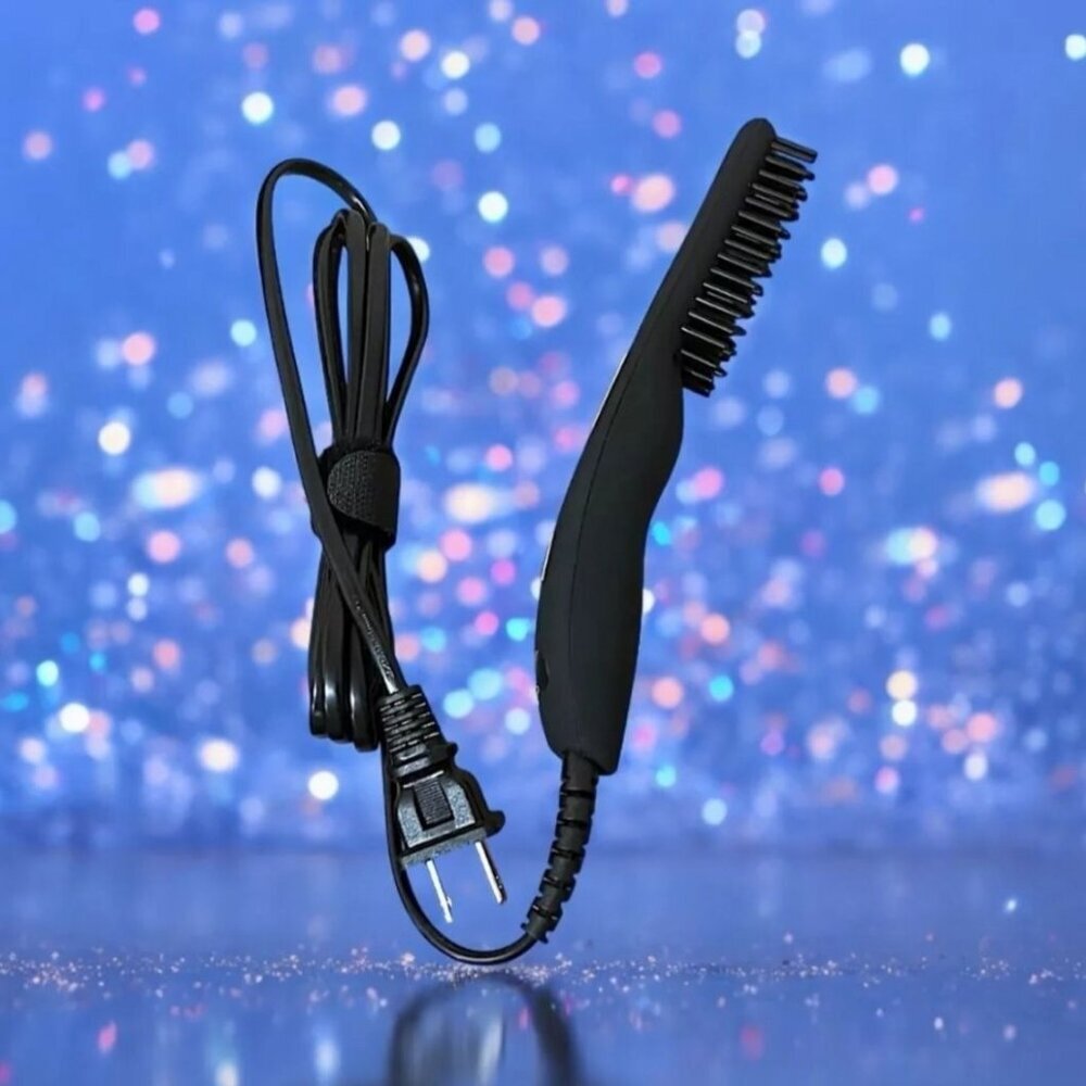 🆕️🆑️ Karma Beauty Gentlemen Beard Straightening Brush With Anti-Scald Bristles - Picture 8 of 11